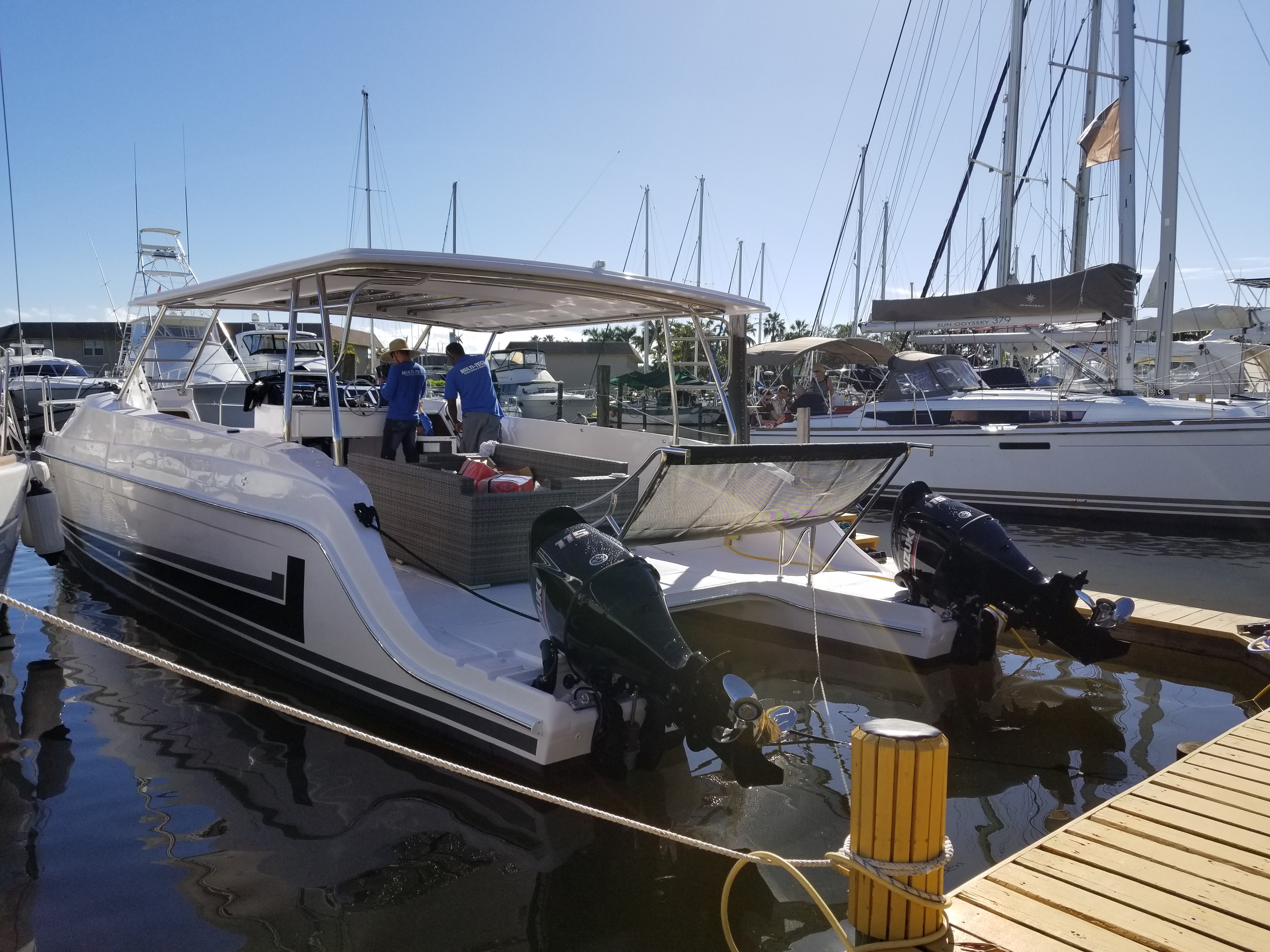 Used Power Catamaran for Sale 2018 Freestyle 399 Power Additional Information